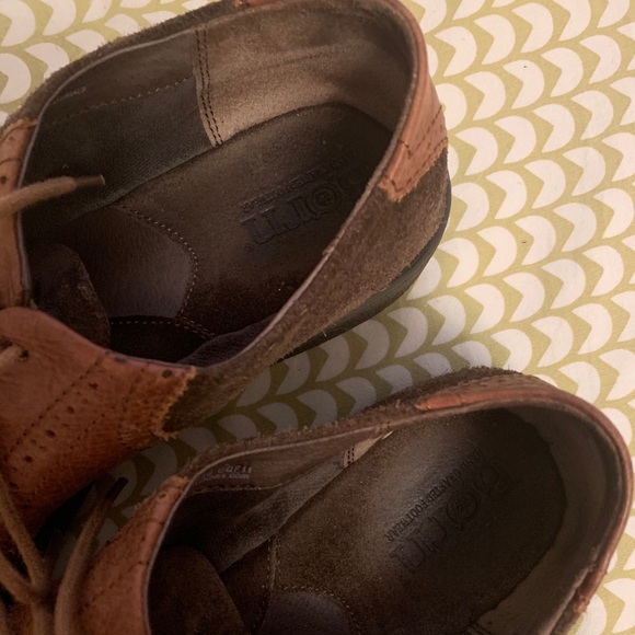 Men’s size 13 Born leather & suede saddle shoe - Picture 3 of 4